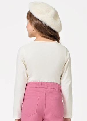 Trick Nick - Blusa Feminina Cotton Bege - TRICK NICK