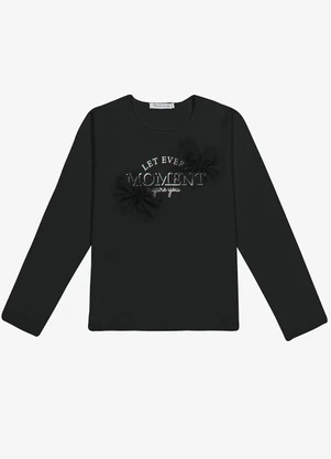 Trick Nick - Blusa Feminina Cotton Preto - TRICK NICK