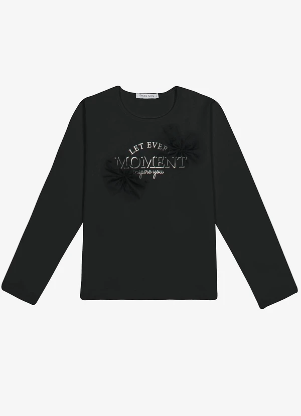 Trick Nick - Blusa Feminina Cotton Preto 1