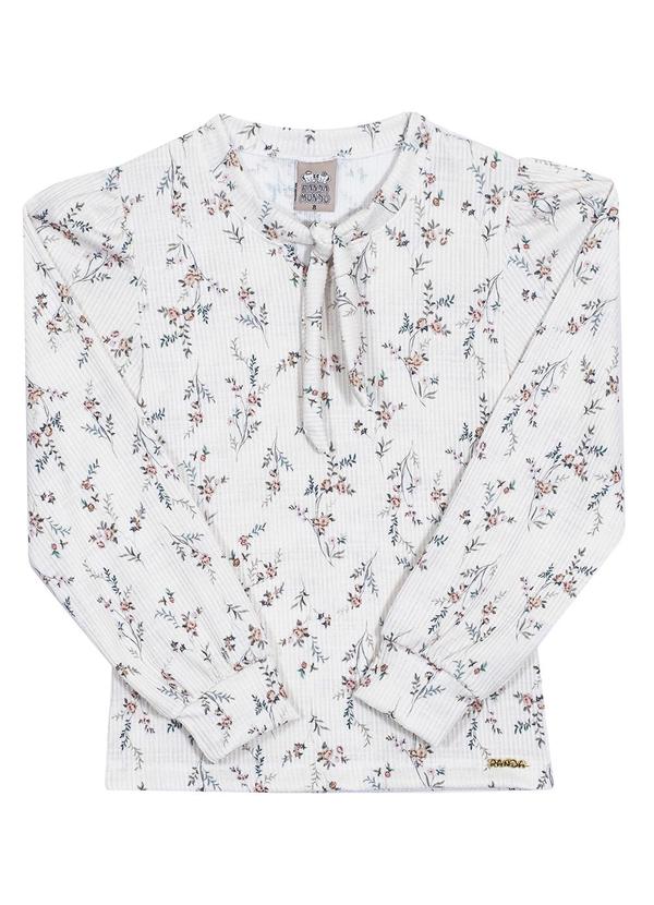 Randa Mundu - Blusa Feminino Brisa Canelada Bege