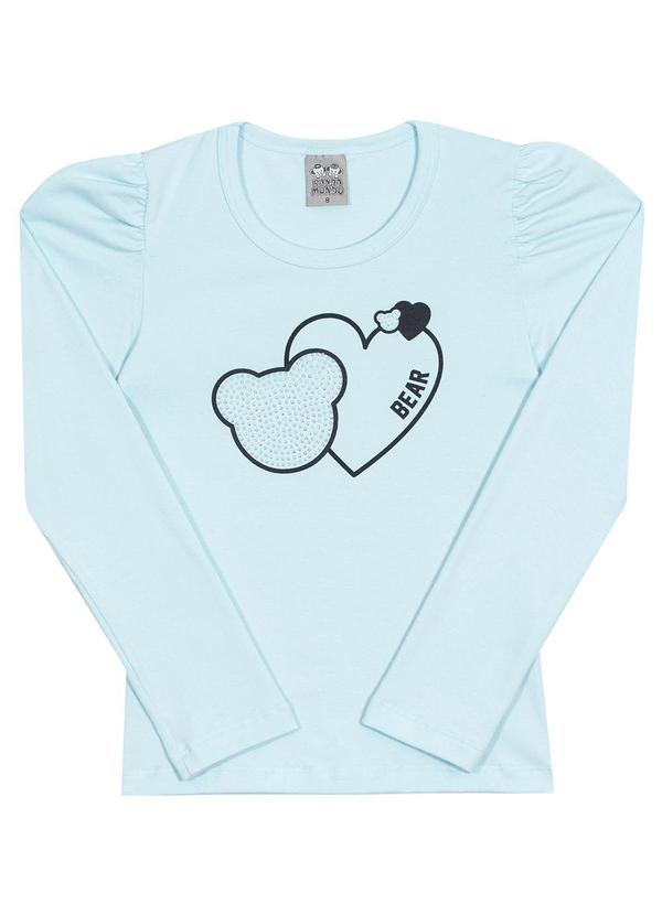 Randa Mundu - Blusa Feminino Cotton Azul