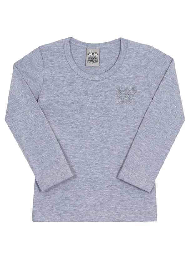 Randa Mundu - Blusa Feminino Cotton Cinza