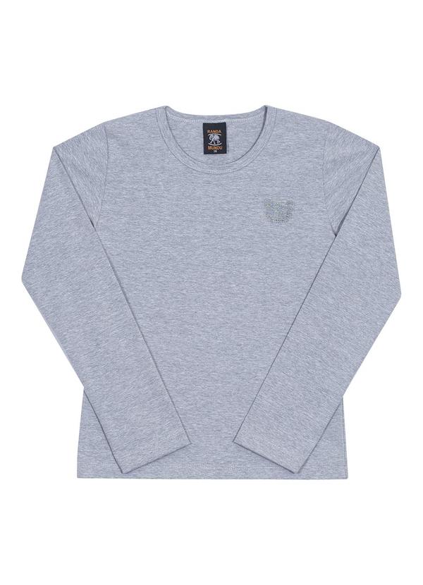 Randa Mundu - Blusa Feminino Cotton Cinza