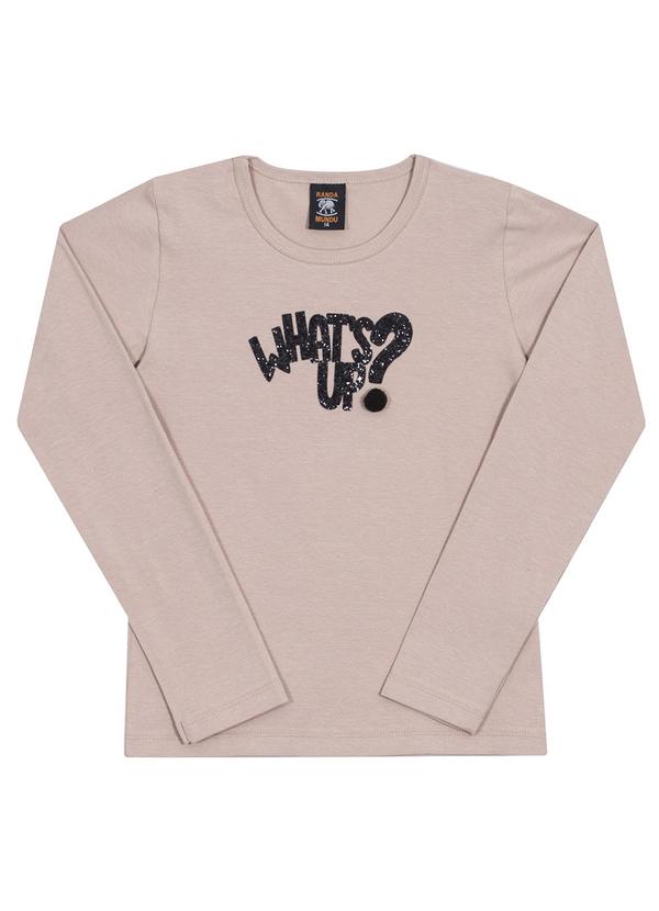 Randa Mundu - Blusa Feminino Cotton Nude