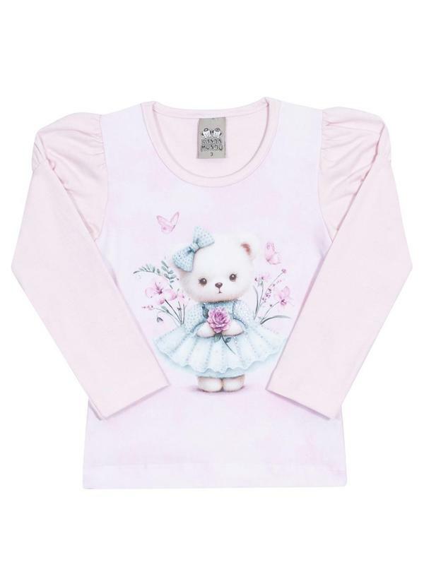 Randa Mundu - Blusa Feminino Cotton Rosa