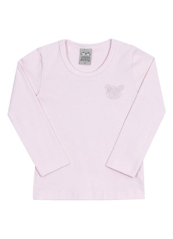 Randa Mundu - Blusa Feminino Cotton Rosa