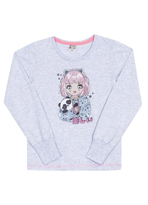 Outlet - Blusa Feminino Friends Cinza - OUTLET