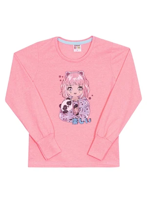Outlet - Blusa Feminino Friends Rosa  - OUTLET