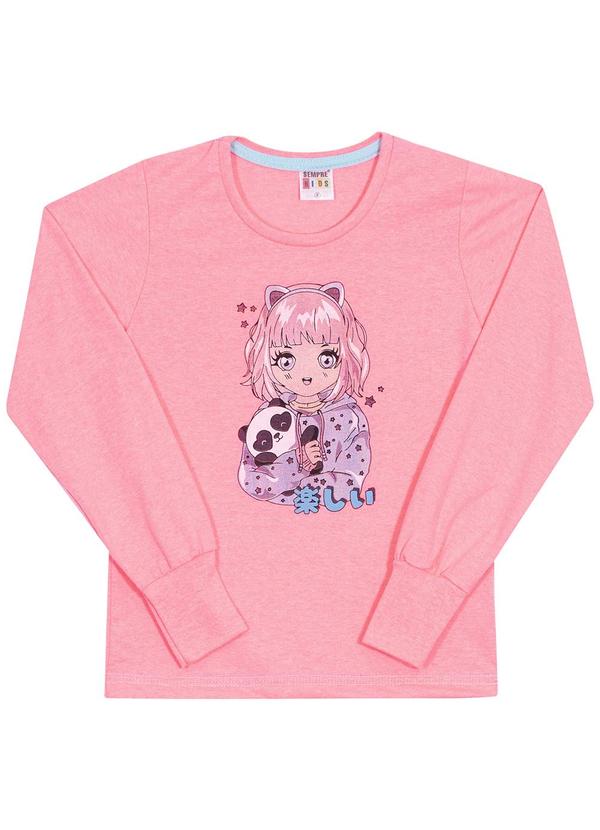 Sempre Kids - Blusa Feminino Friends Rosa