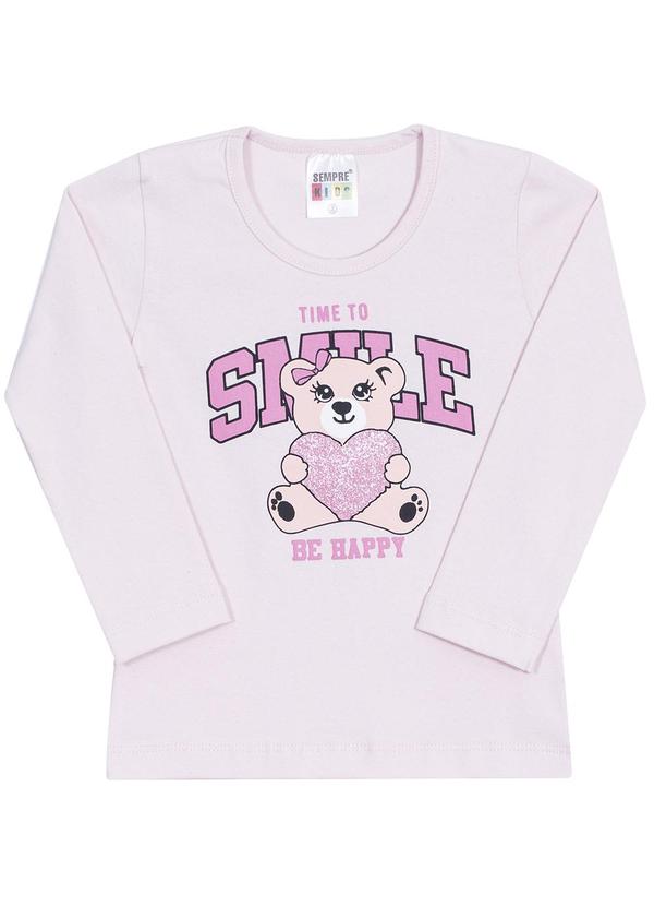 Sempre Kids - Blusa Feminino Funny Day Rosa  2