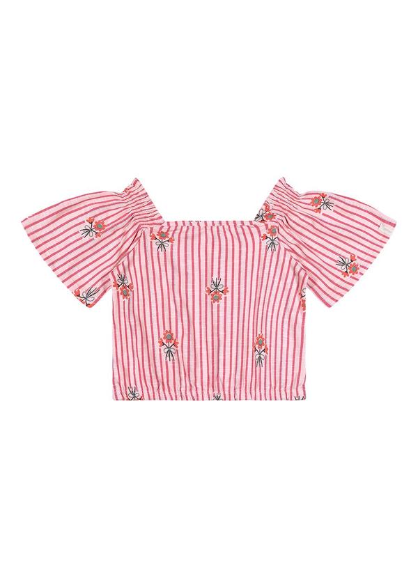 Elian - Blusa Menina Infantil Rosa