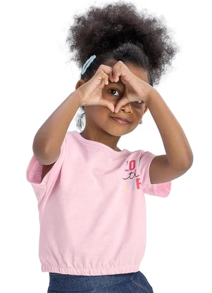 Elian - Blusa Menina Infantil Rosa - ELIAN
