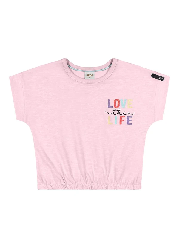 Elian - Blusa Menina Infantil Rosa 3