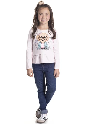 Outlet - Blusa Feminino Mood Camping Rosa  - OUTLET