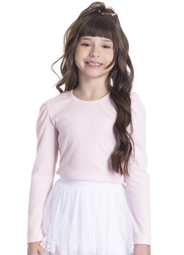 Randa Mundu - Blusa Feminino Ribana Canelada Rosa 1