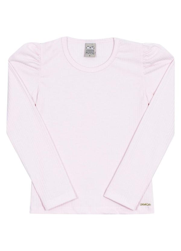 Randa Mundu - Blusa Feminino Ribana Canelada Rosa 3