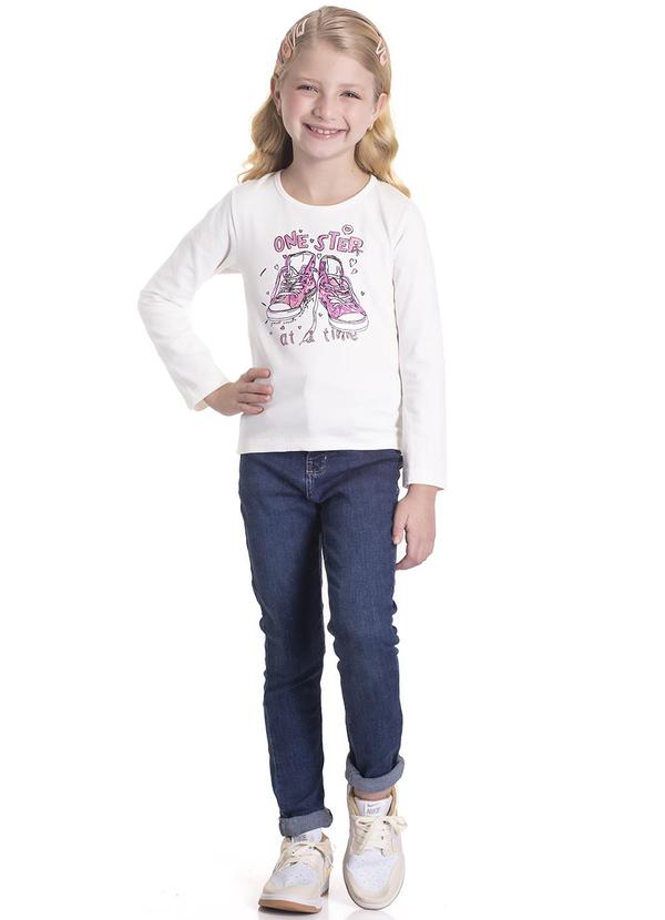 Sempre Kids - Blusa Feminino Shiny Bear Bege 2
