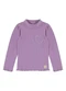 Up Baby - Blusa Gola Alta em Ribana Roxo - variação: Roxo