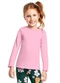 Bee Loop - Blusa Infantil em Meia Malha Vermelho - variação:  