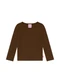 Duduka - Blusa Infantil Gola Molde Marrom - variação: Marrom