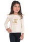 Duduka - Blusa Infantil Gola Molde Marrom - variação: Branco