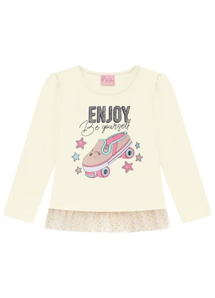Duduka - Blusa Infantil em Bege - DUDUKA