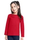 Bee Loop - Blusa Infantil em Meia Malha Vermelho - variação:  