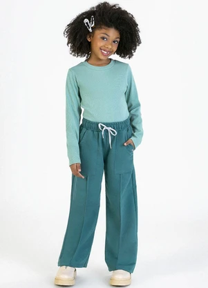 Soft Bonni - Blusa Infantil em Punho Verde - SOFT BONNI