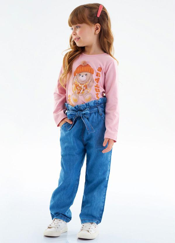 Up Baby - Blusa Infantil Fashion And Cute Rosa 2