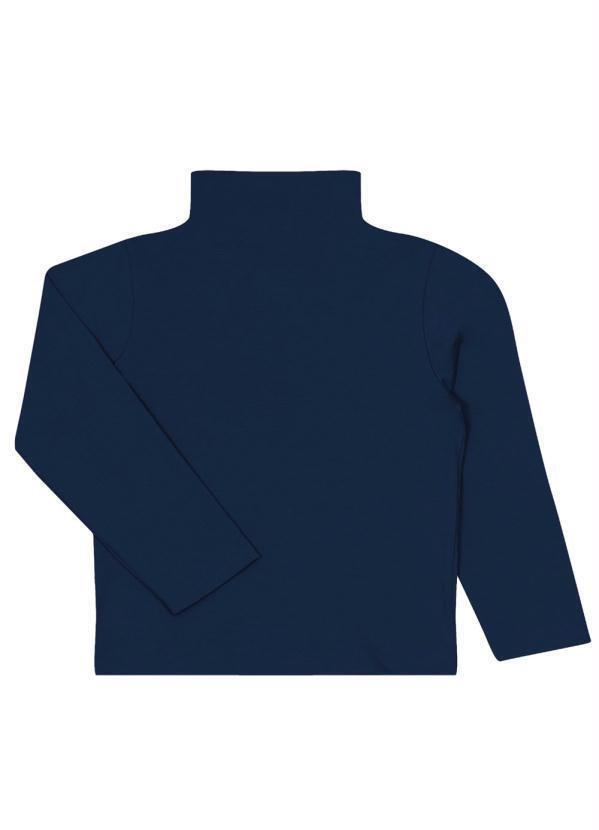 Rovi Kids - Blusa Infantil Menina Básica Azul