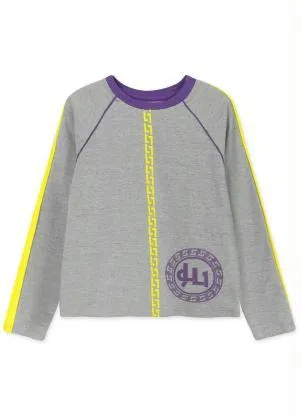 Lilica Ripilica - Blusa Infantil Menina Manga Longa Cinza - LILICA RIPILICA