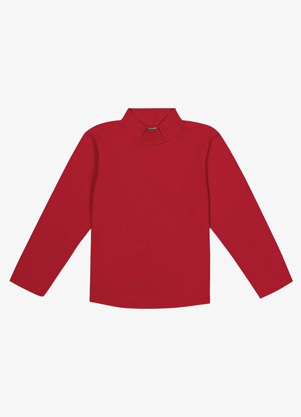 Trick Nick - Blusa Infantil Feminina Manga Longa Vermelho