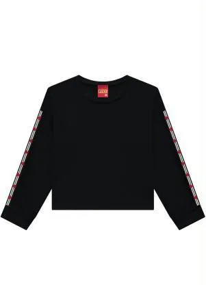 Kyly - Blusa Infantil MeninaPreto - KYLY