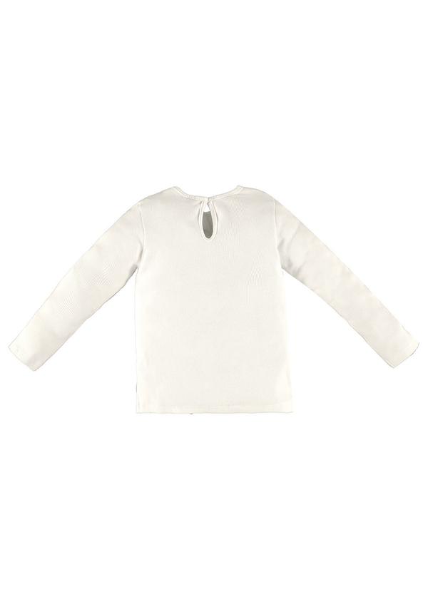Up Baby - Blusa Infantil Feminina Ribana Branco 6