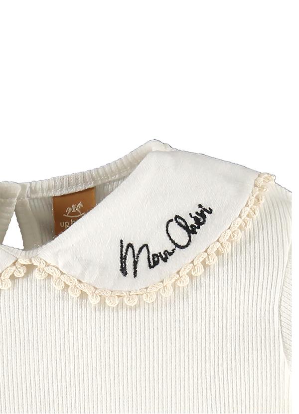 Up Baby - Blusa Infantil Feminina Ribana Branco 7