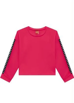 Kyly - Blusa Infantil MeninaRosa - KYLY