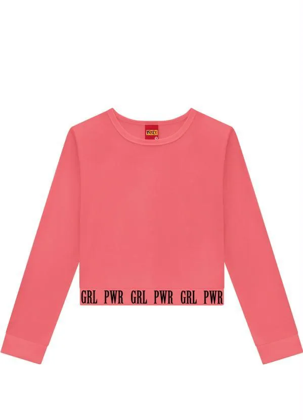 Kyly - Blusa Infantil MeninaSalmão