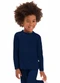Duduka - Blusa Infantil Gola Molde Marrom - variação: Azul