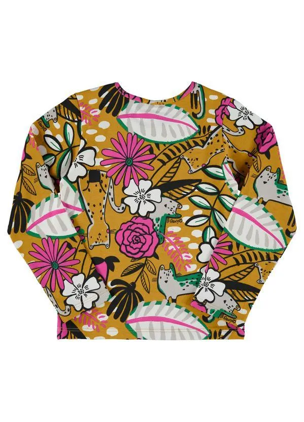 Quimby - Blusa Infantil Manga Longa Amarelo 4