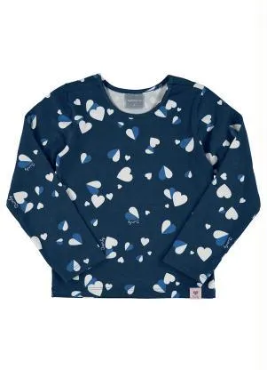 Quimby - Blusa Infantil Manga Longa Azul - QUIMBY