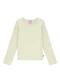 Duduka - Blusa Teen Manga Longa Rosa - variação: Branco