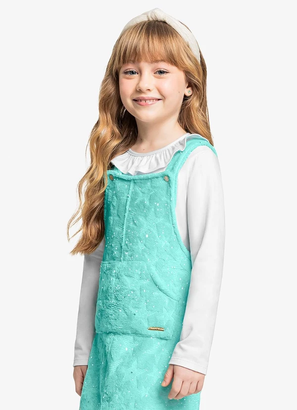 Trick Nick - Blusa Infantil Manga Longa Cotton Branco 3