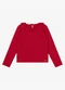 Trick Nick - Blusa Infantil Manga Longa Cotton Vermelho - variação: Vermelho