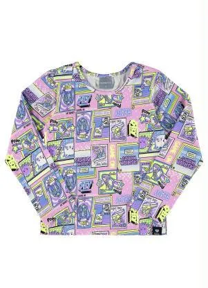 Quimby - Blusa Infantil Manga Longa Rosa - QUIMBY