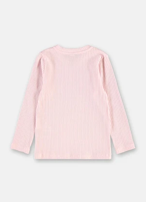 Up Baby - Blusa Infantil Manga Longa Rosa - UP BABY