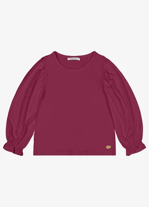 Trick Nick - Blusa Infantil Manga Longa Vermelho - TRICK NICK