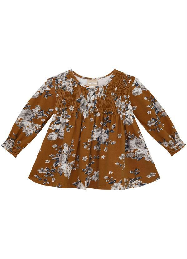 Milon - Blusa Infantil Menina Amarelo