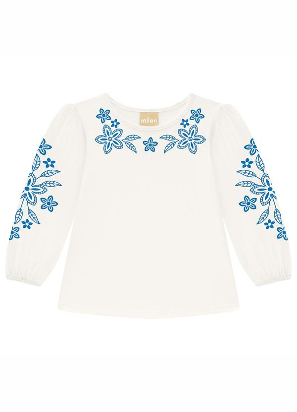 Milon - Blusa Infantil Menina Bege