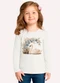 Milon - Blusa Infantil Menina Cisne Branco - variação: Branco