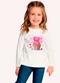 Kyly - Blusa Infantil Menina Cupcake Branco - variação: Branco